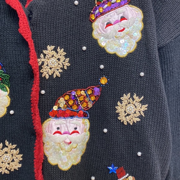 SOLD IN STORE Private Collection by Carolina Women’s Sequined Cardigan - Picture 7 of 7